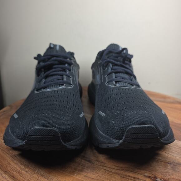 Brooks Ghost 13 Triple Black Mens Size 12.5 Athletic Running Shoes 1103484E072 - Picture 4 of 11
